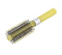 Ruilogod Sourcingmap Peigne rond ondulé en plastique pour femme Jaune 38 a6d 3a b0c b1a