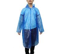 Ruilogod Taille bleue Une taille adulte imperméable imperméable imperméable imperméable pluie poncho pour voyager en plein air