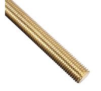 Ruilogod Tige entièrement filetée en laiton M20, filets à droite, 250 mm de long