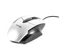 Ruilogod Ton Argent USB Noir Gaming Souris Optique Souris LED Rouge Filaire pour PC