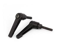 Ruilogod Tour machine en métal poignée réglable poignée M5 x 25 mm filetage mâle 2pcs