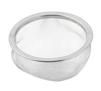 Ruilogod Trou Mesh en acier inoxydable Conception thé Passoire 80mm Dia ton argent