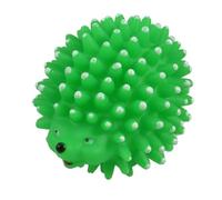 Ruilogod Vinyle hérisson en caoutchouc en forme de Chew Squeaky peluche vert pour chien