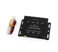 Ruilogod Voiture Auto Black 1 Entrée à 4 Sortie Terminal AVAV Video Splitter Ampliter Booster