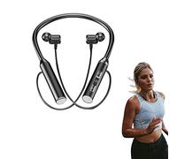 Ruilonghai Écouteurs Bluetooth Intra-Auriculaires, Sport, Noir, Sans Fil, Bluetooth 5.2, 8 Heures de Joueur, IPX7 Étanche, Réduction de Bruit CVC 6.0, Microphone HD, Casque Magnétique
