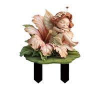 Ruilonghai Figurine de fées Miniatures d'extérieur, Figurine sur piquets de Jardin 2D - Prise de Terre pour Filles de fées en Acrylique 2D | Accessoires de Jardin imperméables décoratifs
