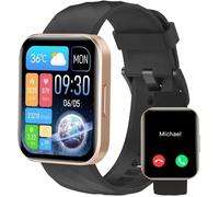 RUIMEN Montre Connectée Homme Femme Smartwatch Appel Bluetooth Montre Sport Podometre Cardiofrequencemetre Oxymetre Multisport po