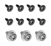 Ruimou 1 lot de vis pour dessous de plateau de moteur automobile (3 boulons d'ailes + 8 vis de garde-boue inférieures) compatible avec VW Golf MK7 R GTI