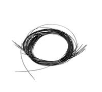 Ruimou 10 Pcs Noir Lacets à Verrouillage Torsadé 120cm Compatible Avec BOA Compatible Avec Engelbert Strauss Etc