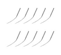 Ruimou 10Pcs Aiguilles Courbes De Machine à Coudre Blindstitch LWx6T LWx2T 75/11 Pour Machines Blindstitch Et Edgebanding Domestiques Ou Industrielles Machines à Point Invisible Portables