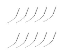 Ruimou 10Pcs Aiguilles Courbes De Machine à Coudre Blindstitch LWx6T LWx2T 90/14 Pour Machines Blindstitch Et Edgebanding Domestiques Ou Industrielles Machines à Point Invisible Portables