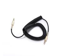 Ruimou 1Pcs 3,5mm Câble Audio à Ressort/Câble D'extension AUX Enroulé Compatible Avec Marshall Action II Bluetooth Haut-Parleurs Etc