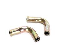 Ruimou 2 Pcs Connecteur De Tuyau De Chauffage Coudé à 90° 19mmx19mm/ 3/4inx3/4in Adapté Aux Tuyaux De Chauffage Automobile/Tuyaux De Guidage De Réservoir D'eau