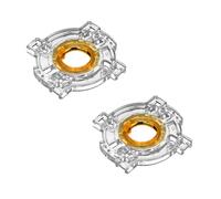 Ruimou 2pcs gt-y remplacement de porte de restriction ronde compatible avec la série sanwa jlf jlf tp 8yt (sk) jlf tp 8y (sk) jlf tp 8s (sk)