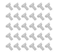 Ruimou 30 Pcs (Plastique Blanc) Clip De Garniture De Pilier De Pare-Brise OE W702412-S300/ YC15B03180AB/ 6877869/1020193 Compatible Avec Ford FOCUS II