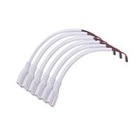 Ruimou 6 Pcs 2Pin LED Tube Connecteur Câble pour T4/T5/T8 Intégré à Faible Puissance Tubes/Hexagone LED Lumières (20cm Blanc)