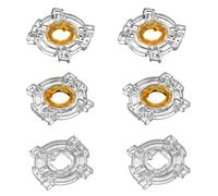 Ruimou 6pcs octogonal/rond/carré 8 voies restricteur porte arcade compatible avec sanwa gt-y jlf joystick bâton de combat