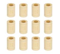 Ruimou Lot de 12 roulements linéaires LM12UU en polymère solide de 12 mm (12 x 21,5 x 32 mm) pour machine coulissante et imprimante 3D