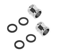 Ruimou Lot de 2 adaptateurs de robinet M22 vers M22 mâle (avec joint en caoutchouc), filtre de connexion de robinet pour cuisine et salle de bain