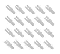 Ruimou Lot de 200 languettes à souder en forme de Y nickelées 20 mm pour batterie soudage par points Bande de nickel en forme de Y