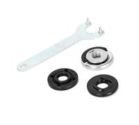 Ruimou Lot de 4 accessoires pour meuleuse d'angle (M14 à dégagement rapide + écrou à bride intérieur et extérieur de 5/8" + clé) compatibles avec Makita/Black & Decker/Ryobi