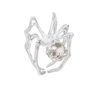 RUINBNC Bagues araignées punk avec pierre de lune mystérieuse taille réglable pour femme, bijoux d'art sombre, bijoux punk sombres, bagues araignées mystérieuses, styles réglables, Moyen, Comme décrit
