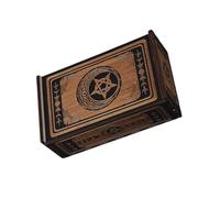 RUINBNC Boîte de Rangement de Cartes de Tarot à Tirer, Coffret de Rangement de Cartes de Tarot en Bois, boîte à bibelots, Cartes de Tarots de Divination Portables, pour Tarots, conteneur