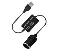 RUINBNC Câble convertisseur de tension USB 5 V vers 12 V - 150 cm de long - Prend en charge plusieurs appareils - Améliore la durabilité - Port de connexion - Long cordon d'alimentation USB en option
