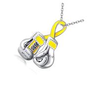 RUINBNC Collier avec breloque gant de boxe féminin - Symbole de puissance et de force - Chaîne de cou pour le sport ou les tenues - Chaîne de clavicule d'encouragement, One Size, Comme décrit, Comme