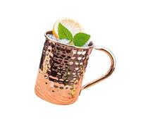 RUINBNC Fashionable 400ml Copper Plated Drinking Cup for Coffee Tea and Cocktails with Firm Hold Unique Coffee Cup