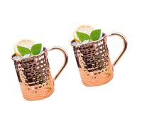 RUINBNC Fashionable 400ml Copper Plated Drinking Cup for Coffee Tea and Cocktails with Firm Hold Unique Coffee Cup