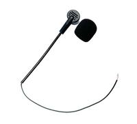 RUINBNC Microphone dynamique entièrement métallique avec réduction du bruit améliorée - Simulation de vol - Casque de diffusion - Microphone dynamique