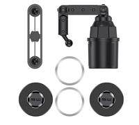 RUINBNC Support de téléphone pour voiture avec bras réglables - S'adapte à la plupart des porte-gobelets pour appareils de 10 à 18 cm