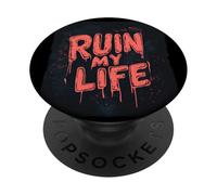 Ruine ma Vie avec Cette Folle Aventure PopSockets PopGrip Adhésif