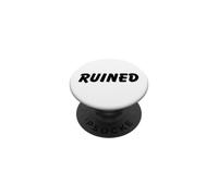 Ruiné Triste jeté pour la Fin d'un Couple PopSockets PopGrip Adhésif
