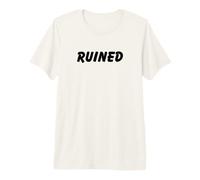 Ruiné Triste jeté pour la Fin d'un Couple T-Shirt Haut de Gamme