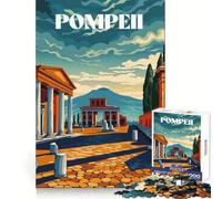 Ruines de Pompéi Puzzle de 1000 pièces pour Adultes Jeu de logique Stimulant et apaisant Bords Nets Cadeau touchant (38x26cm)