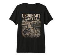 Ruines du château d'Urquhart (Loch Ness, Écosse) T-Shirt Haut de Gamme