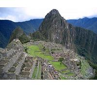 Ruines Incas à Machu Picchu Pérou Bricolage 5D Diamant Peinture Par Numéro Kits Uniques Décoration Murale Maison Cristal Strass Décoration Murale Point De Croix 50x50 cm