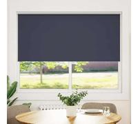 RuiNingRN Store enrouleur occultant 144,4 x 175 cm, largeur du tissu 140 cm, bleu marine, protection solaire, opaque, avec revêtement thermique, montage facile sans perçage, idéal pour chambre à