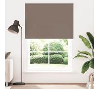 RuiNingRN Store enrouleur occultant, marron café, 165 x 210 cm, largeur du tissu 161,6 cm, avec connecteur de chaîne, supports de serrage, protection solaire, brise-vue, protection contre la chaleur