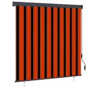 RuiNingRN Store extérieur 160 x 250 cm orange marron avec manivelle - Protection UV et thermique - Opaque, brise-vue et protection solaire - Montage facile - Pour balcon, terrasse, salon, chambre