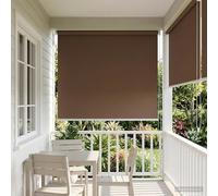 RuiNingRN Store extérieur avec protection UV, taupe, 85 x 140 cm, polyester, pour balcon, fenêtre, chambre, salon, chambre d'enfant, cuisine, salle de bain, bureau, intérieur, protection thermique