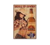 RUINOSAU Impression sur toile Game Fallout New Vegas Sunset Sarsaparilla - Décoration murale d'intérieur moderne - 30 x 45 cm - Sans cadre