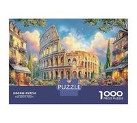 Ruins of The Colosseum Jeux De Puzzle pour Adultes 1000 Pièces, pour Adultes, Défis Intellectuels, Décorations Domiciliaires, Cadeaux Mixte 52x38cm/1000pcs