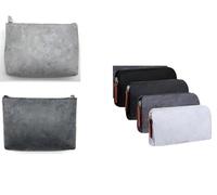 RUINUVYS Filztasche Klein Lot de 6 Pochettes en Feutre avec Fermeture éclair : 4 étuis Fins 20 x 9 cm 2 Trousses 20 x 16 cm, Rangement stylos, école, Maquillage, Accessoires