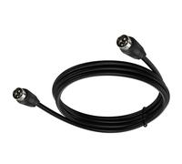 Ruiogoe Câble adaptateur 4 broches DIN mâle vers mâle pour connexion de périphériques audio et vidéo