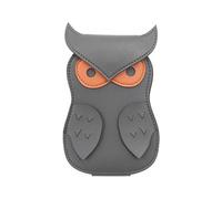 Ruiogoe Étui de rangement en cuir synthétique pour médiators de guitare, gris