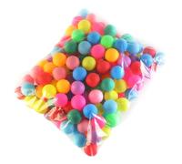Ruiogoe Lot de 150 balles de tennis de table colorées de 40 mm pour chats, chiens, loisirs créatifs, fête familiale