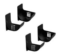 Ruiogoe Lot de 4 supports muraux pour sac poubelle avec adhésif puissant pour une utilisation polyvalente dans n'importe quelle pièce de rangement